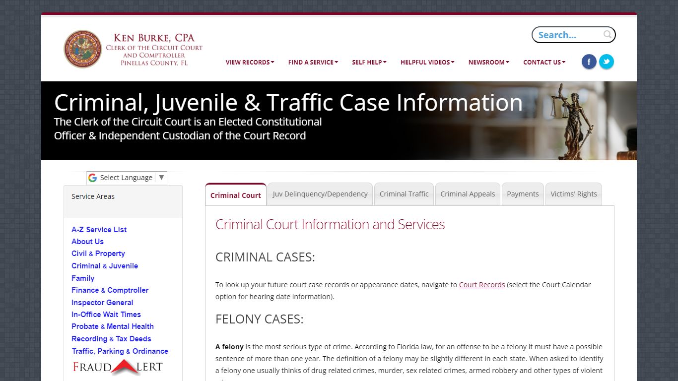Criminal Court - mypinellasclerk.org